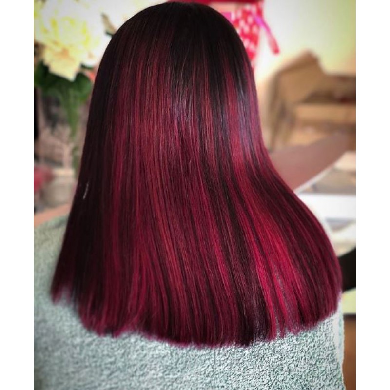 Красная краска для волос цвета темный тюльпан Dark Tulip - Directions